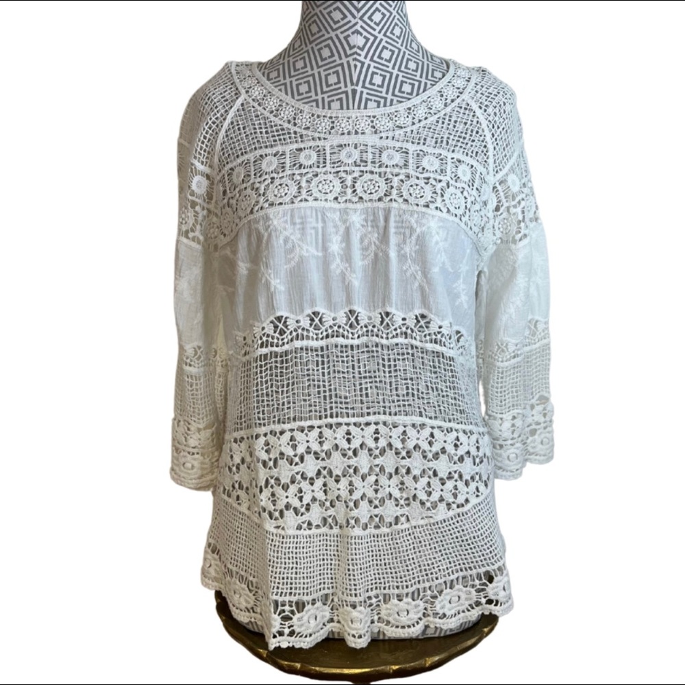 Ruff Hewn Crocheted Top